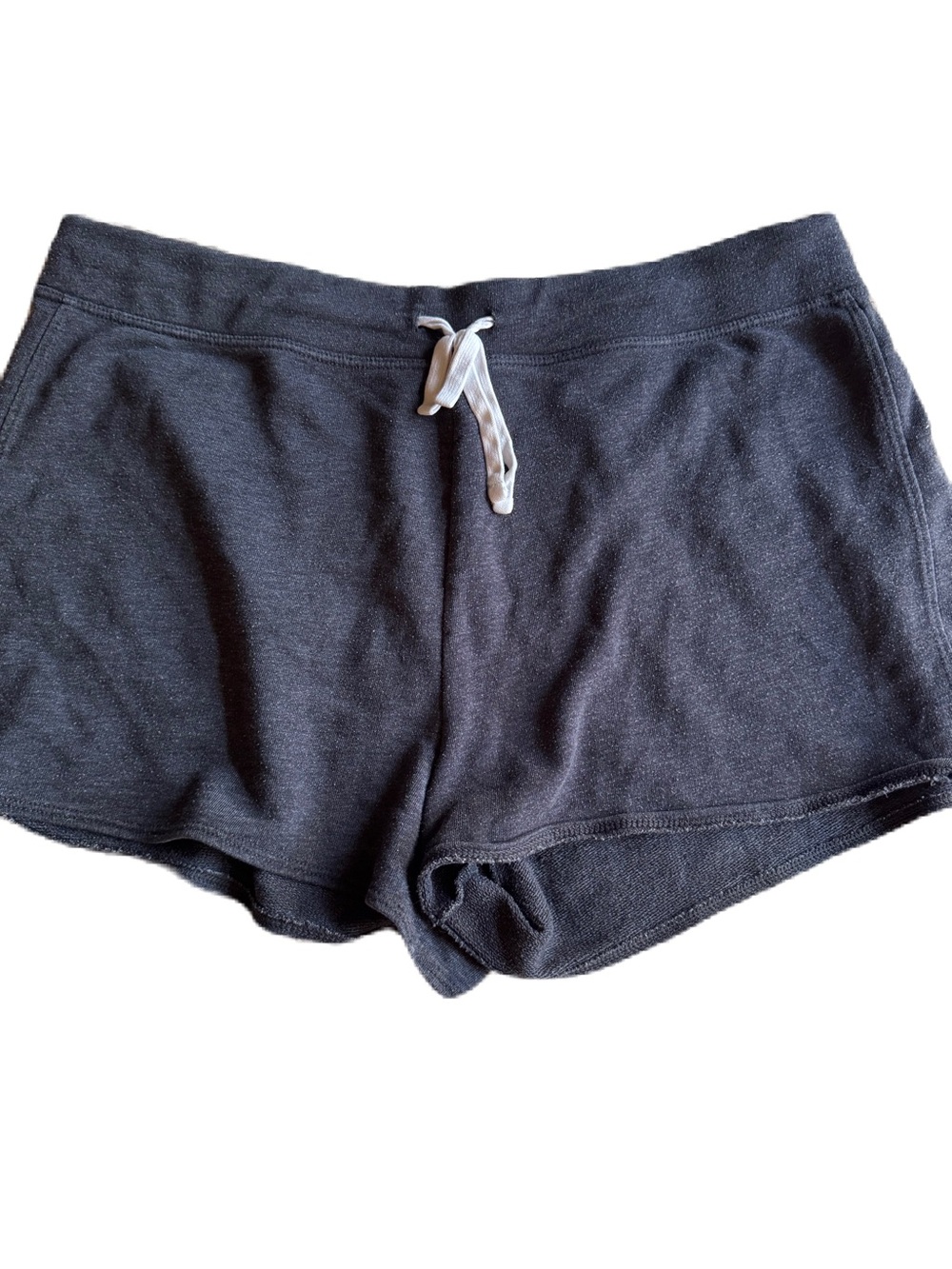 Old Navy Charcoal Gray Women's Athletic Shorts with White Drawstring
